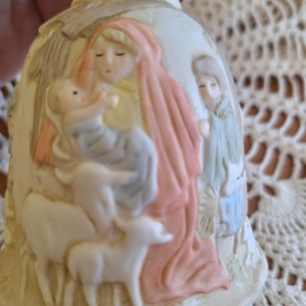 Lefton Nativity bell